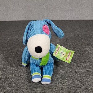 Monkeez & Friends Sonny Blue Dog 10 in Plush Puppy Stuffed Animal